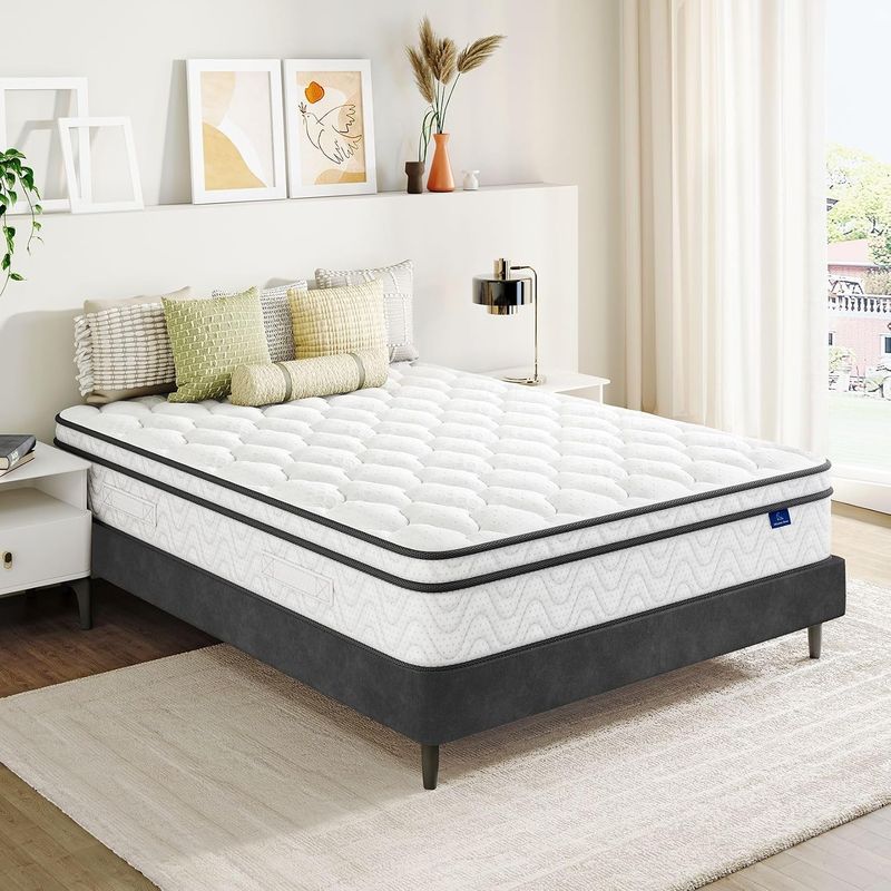 Vesgantti 10-Inch Hybrid Mattress — Double, Medium Firm — product photo