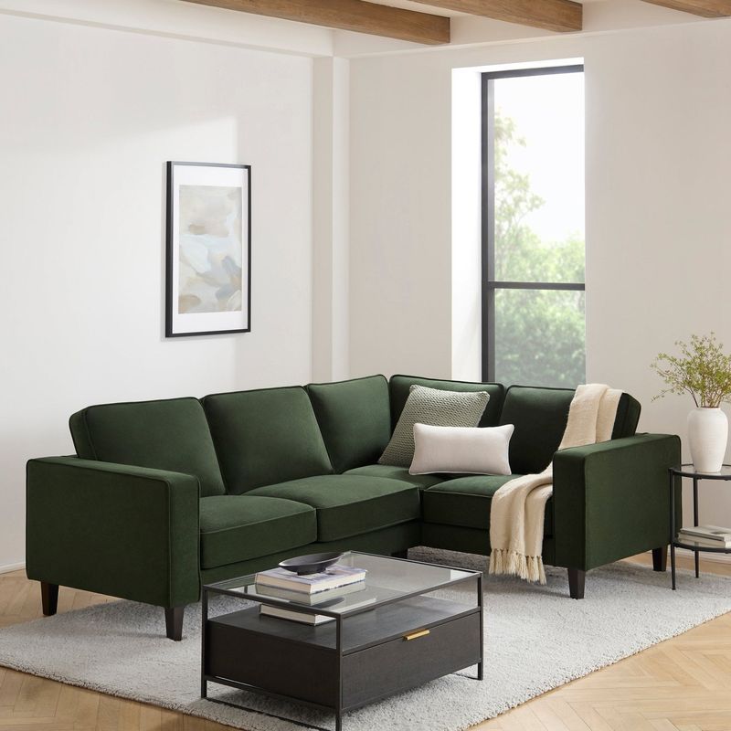 Soho Right-Hand Corner Sofa — Dark Olive — product photo